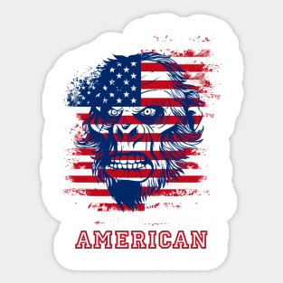 American Expression Sticker